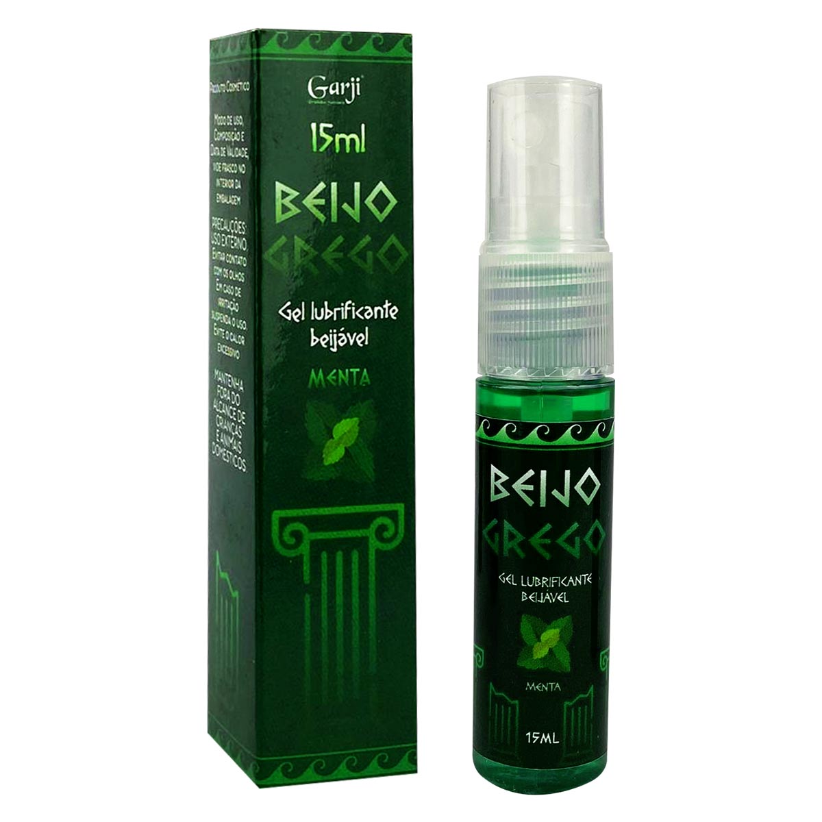 Beijo Grego Óleo Aromatizante Beijável Sabor Menta 15ml Garji Miess 