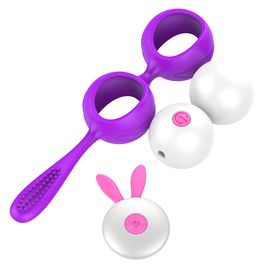 Bolas Ben-Wa com 12 Vibrações Para Pompoar em Silicone Vip Mix