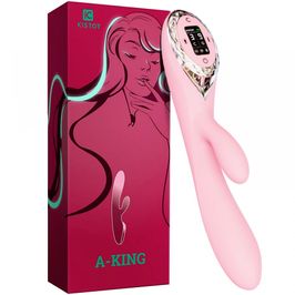 A-King Vibrador Inflável com Estimulador de Clitoris com 9 vibrações Vip Mix