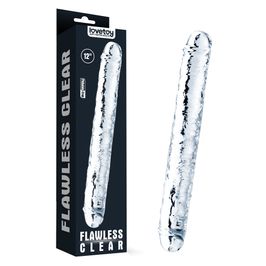 Lovetoy Flawless Clear Double Prótese Transparente 30cm Vip Mix