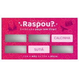 Raspadinha Tire uma Peça de Roupa Miess