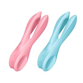 Satisfyer Threesome 1 Estimulador de Clitóris em Silicone com 12 Modos de Vibração