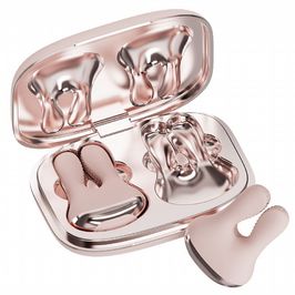 Rabbit Pods Estimulador de Mamilos com 4 Modos de Vibração e Case Sexy Import