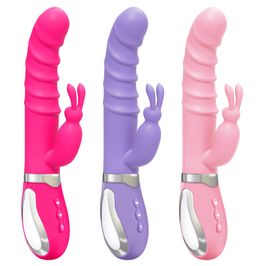 Vibrador Rabbit Ponto G com 36 Modos de Vibração e Aquecimento Vip Mix