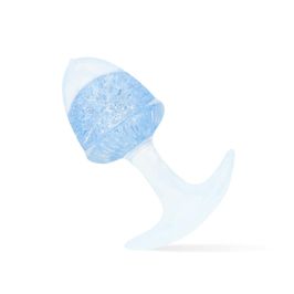 Plug Anal de Silicone com Esfera de Vidro Interna e Alça Tamanho P Vip Mix