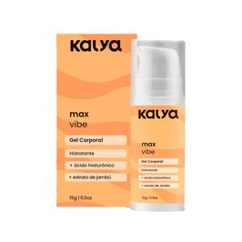 Max Vibe Gel Corporal Excitante com Ácido Hialurônico e Extrato de Jambú 15g Kalya
